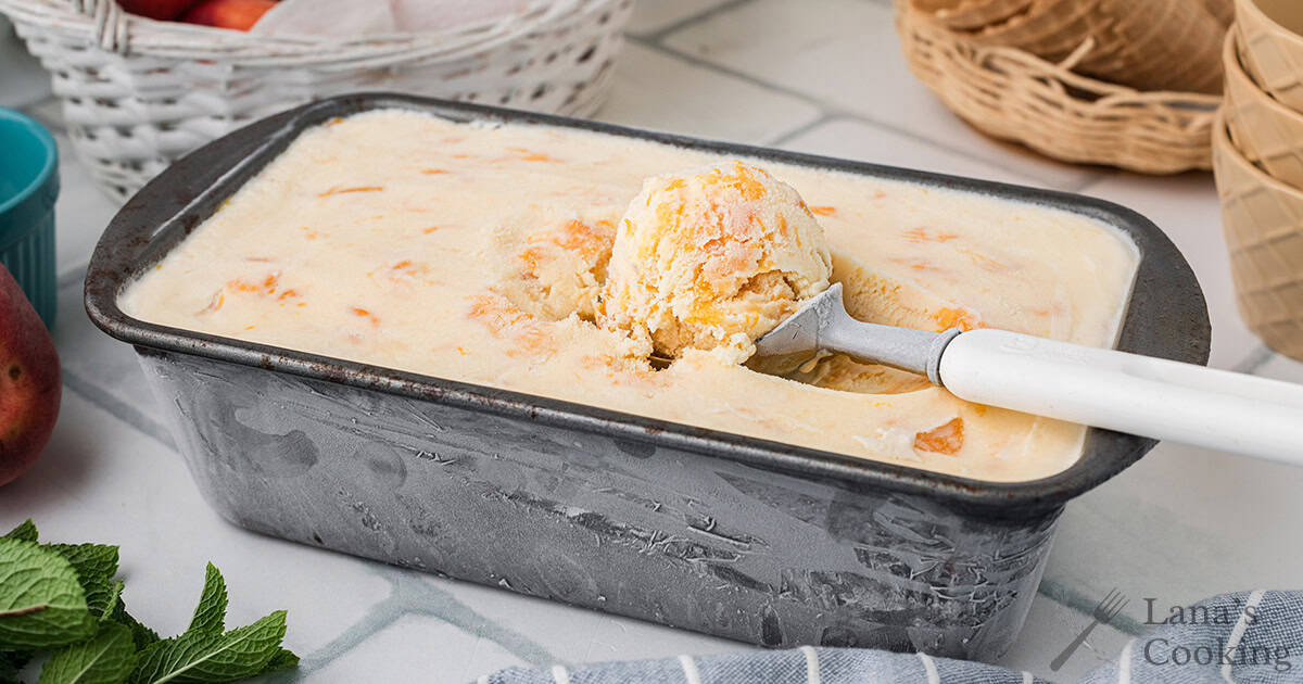 Homemade Peach Ice Cream: Fresh, Frozen, or Canned Peaches?